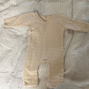 Soft Beige Kids Footie